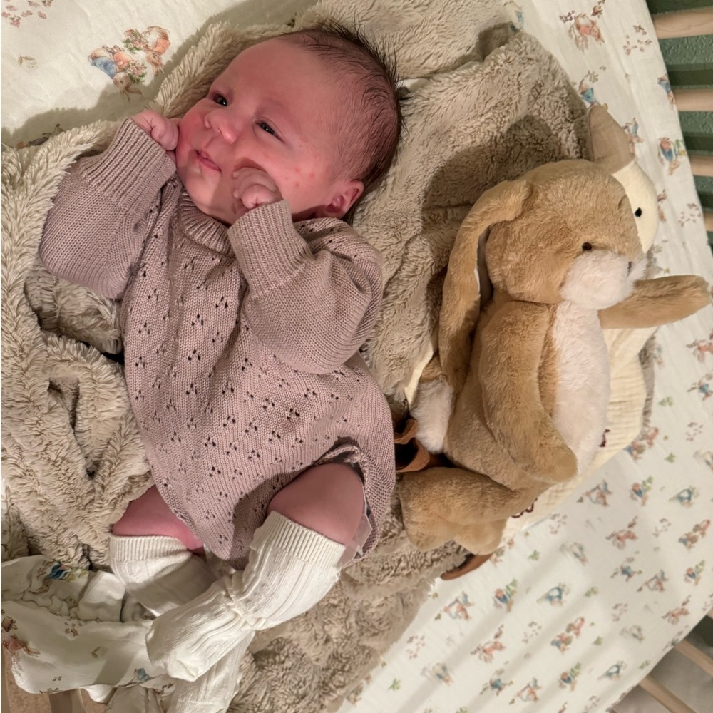 Two Darling Knit Baby Sweater